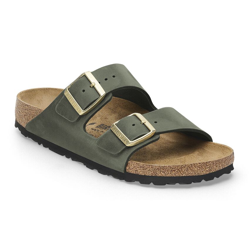 BIRKENSTOCK ARIZONA OILED LEATHER 228 nabuk+grigio 1028030