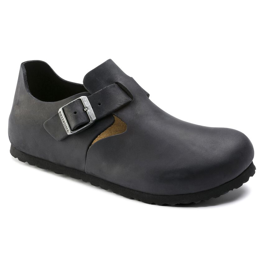BIRKENSTOCK LONDON OILED LEATHER 221 nabuk+nero 166543