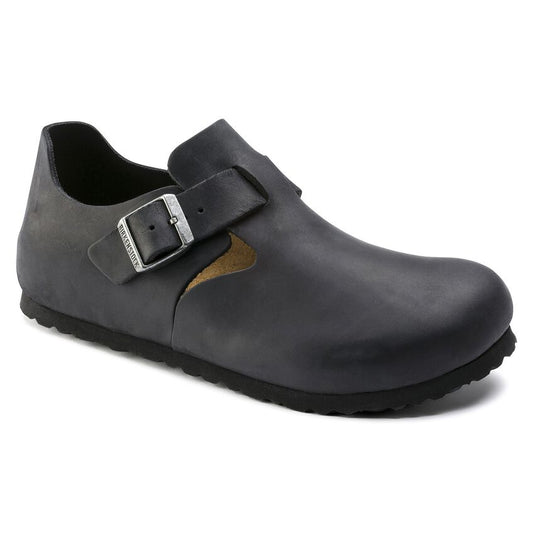 BIRKENSTOCK LONDON OILED LEATHER 221 nabuk+nero 166543