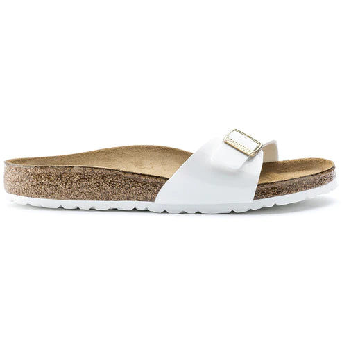 BIRKENSTOCK MADRID BIRKO FLOR 1005310 PATENT WHITE
