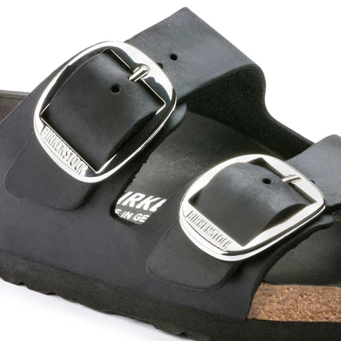 BIRKENSTOCK ARIZONA BIG BUCKLE OILED LEATHER 111 pelle+nero 1011075