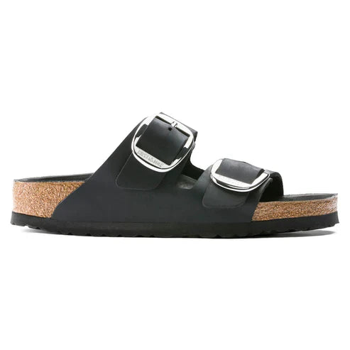 BIRKENSTOCK ARIZONA BIG BUCKLE OILED LEATHER 111 pelle+nero 1011075