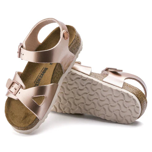 BIRKENSTOCK RIO KIDS BIRKO FLOR 118 pelle+rame 1012520