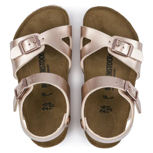 BIRKENSTOCK RIO KIDS BIRKO FLOR 118 pelle+rame 1012520