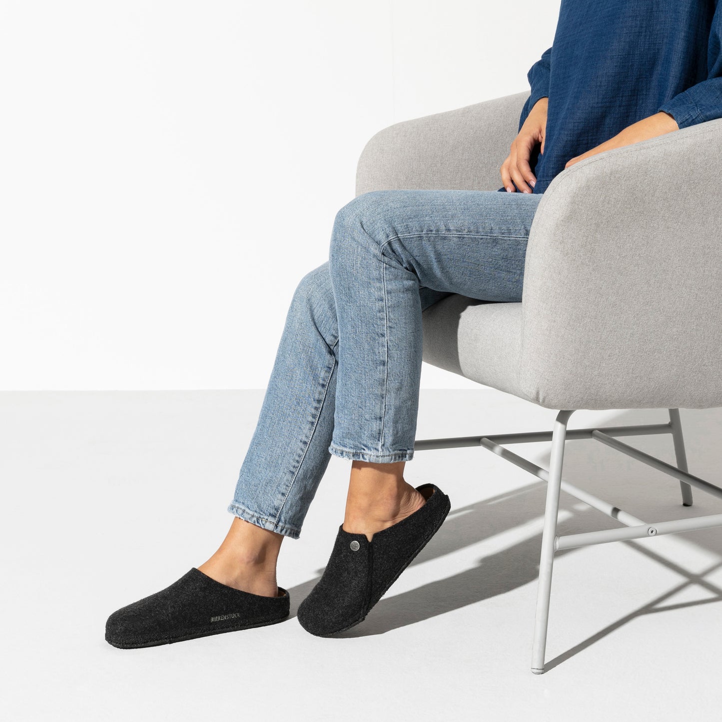 BIRKENSTOCK ZERMATT FELT 1014938 ANTHRACITE