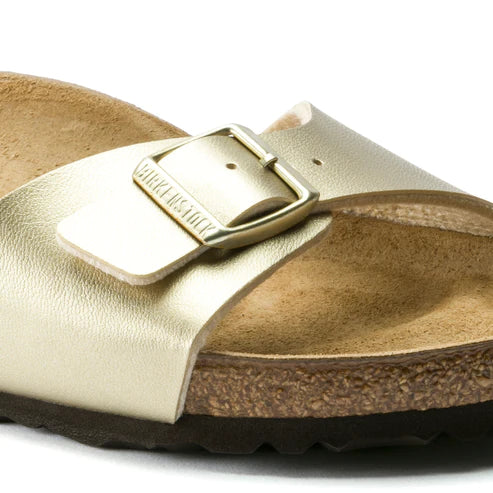 BIRKENSTOCK MADRID BASICO BIRKO FLOR 118 pelle+oro 1016107