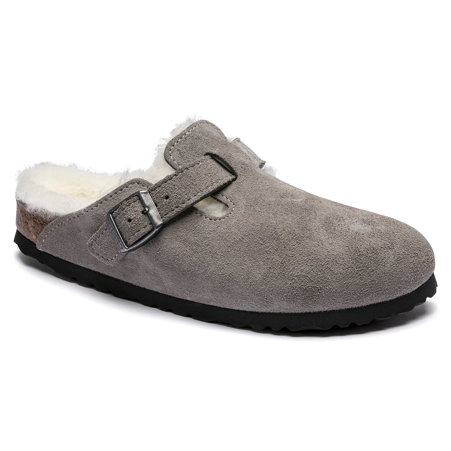 BIRKENSTOCK BOSTON SHEARLING 1017651 STONE