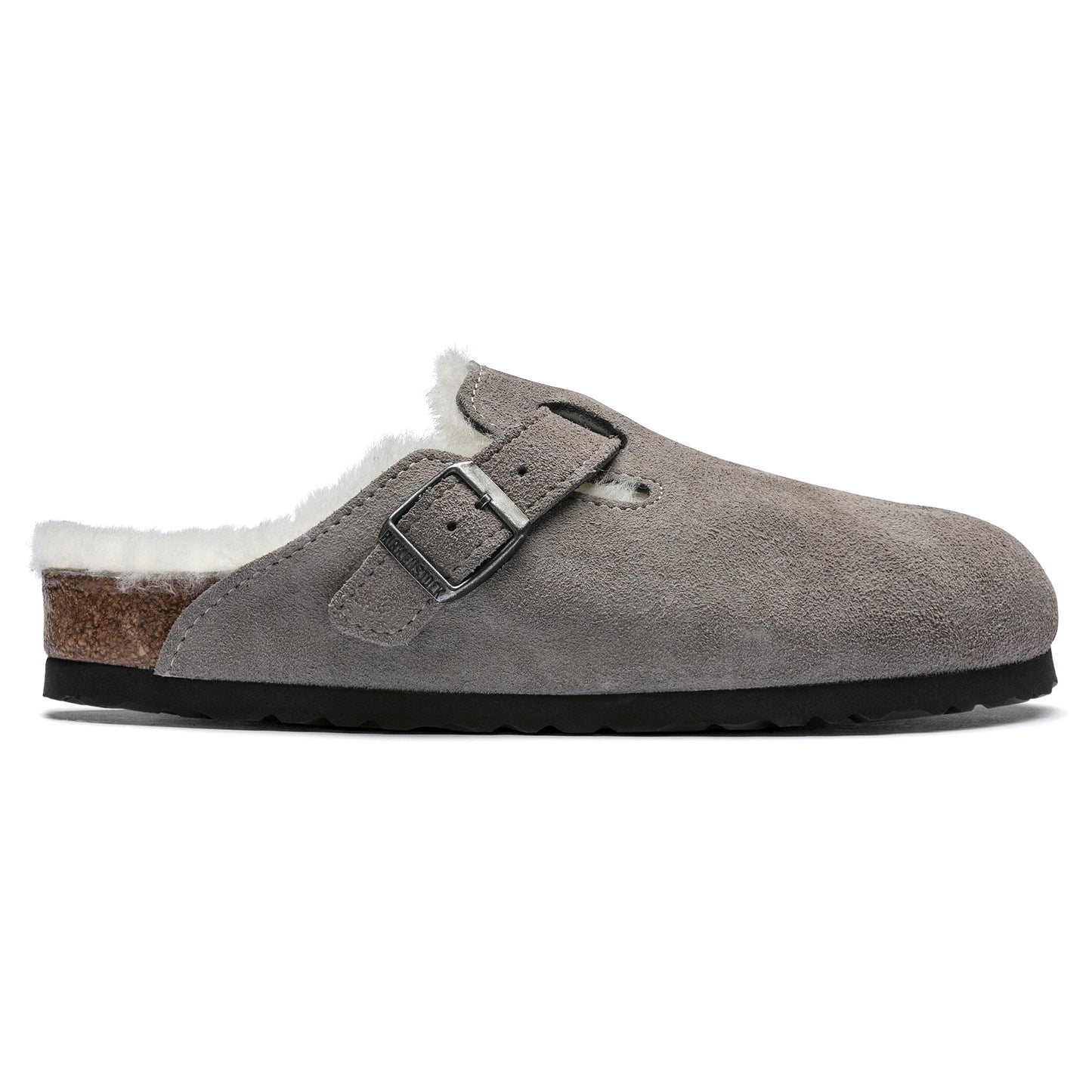 BIRKENSTOCK BOSTON SHEARLING 1017651 STONE
