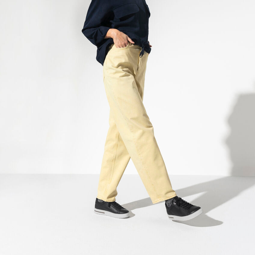 BIRKENSTOCK BEND LOW NATURAL LEATHER 1017721-2 BLACK