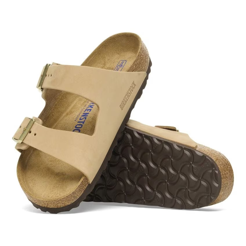 BIRKENSTOCK ARIZONA SFB NUBUCK LEATHER 223 nabuk+beige 1019016