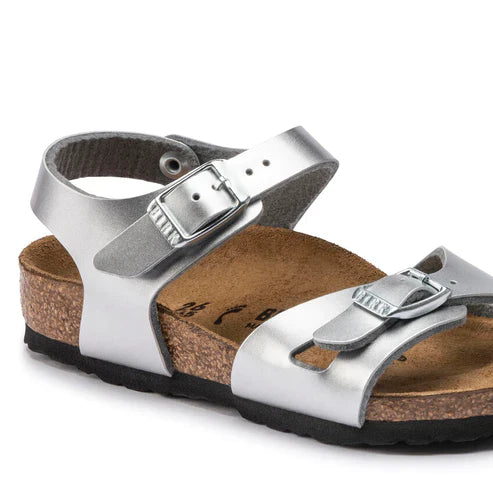 BIRKENSTOCK RIO KIDS BIRKO FLOR 118 pelle+argen 1019201