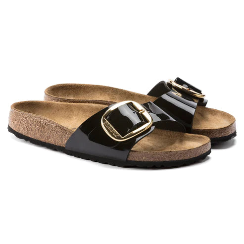 BIRKENSTOCK MADRID BIG BUCKLE BIRKO FLOR 1019813 BLACK PATENT