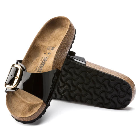 BIRKENSTOCK MADRID BIG BUCKLE BIRKO FLOR 1019813 BLACK PATENT