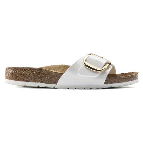 BIRKENSTOCK MADRID BIG BUCKLE BIRKO FLOR 1019814 WHITE PATENT