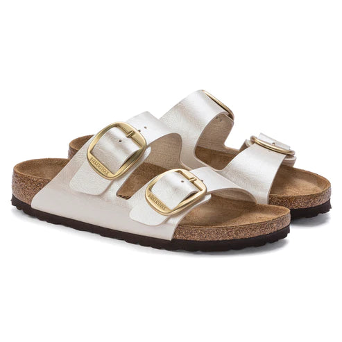 BIRKENSTOCK ARIZONA BIG BUCKLE BIRKO FLOR 1020021 PEARL WHITE