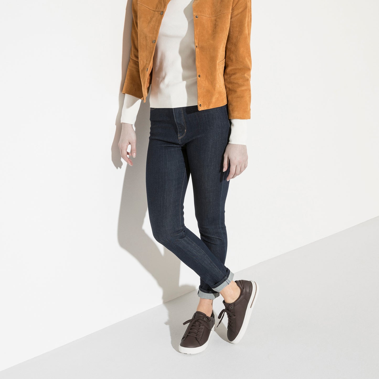 BIRKENSTOCK BEND LOW NATURAL LEATHER 1020279 ROAST