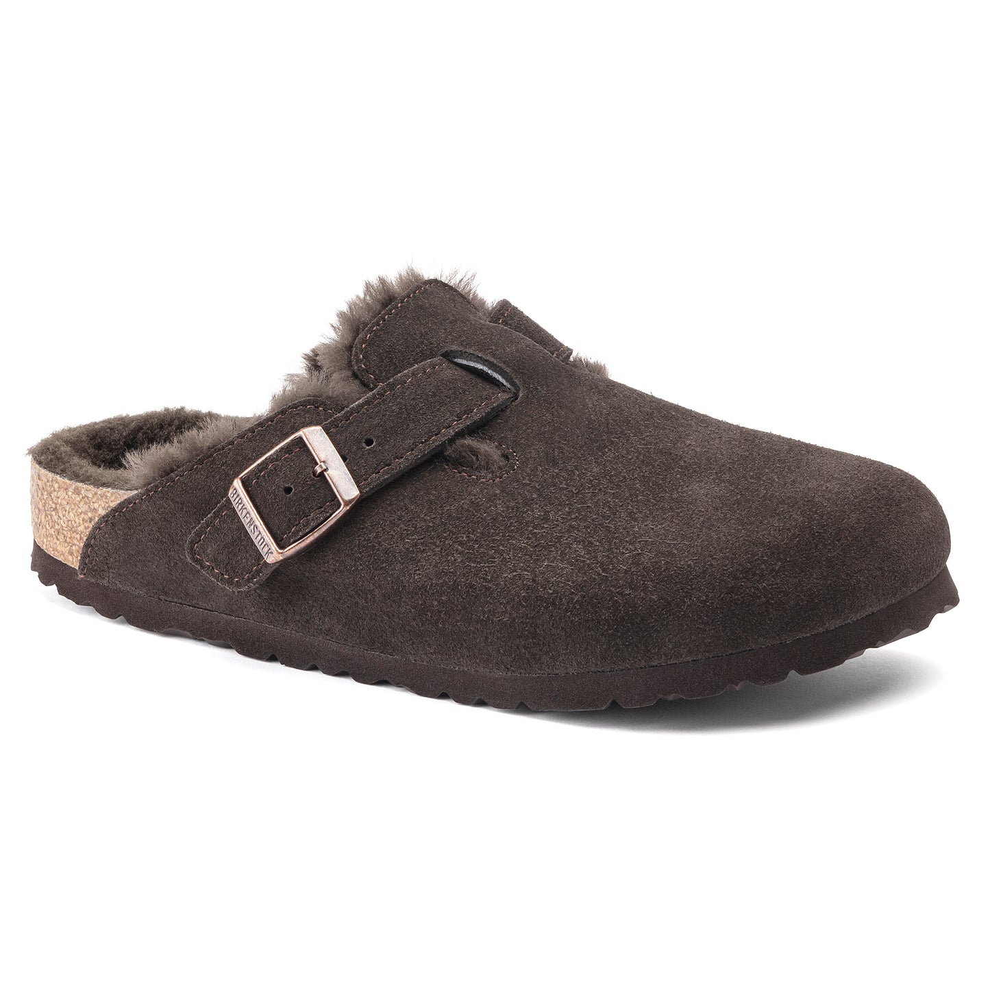 BIRKENSTOCK BOSTON SHEARLING 1020529 MOCCA