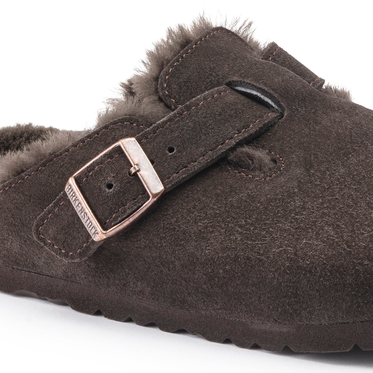 BIRKENSTOCK BOSTON SHEARLING 1020529 MOCCA