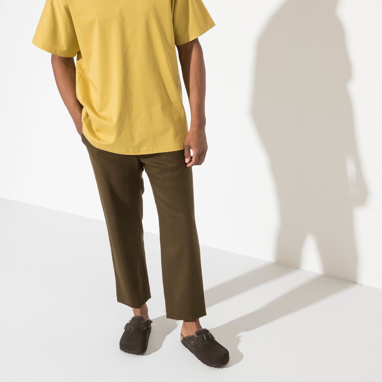 BIRKENSTOCK BOSTON SHEARLING 1020529 MOCCA