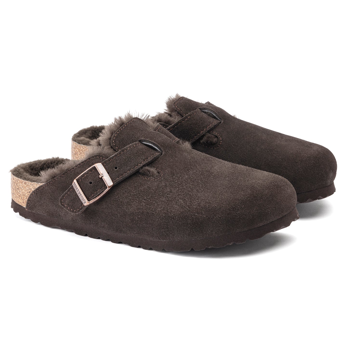 BIRKENSTOCK BOSTON SHEARLING 1020529 MOCCA