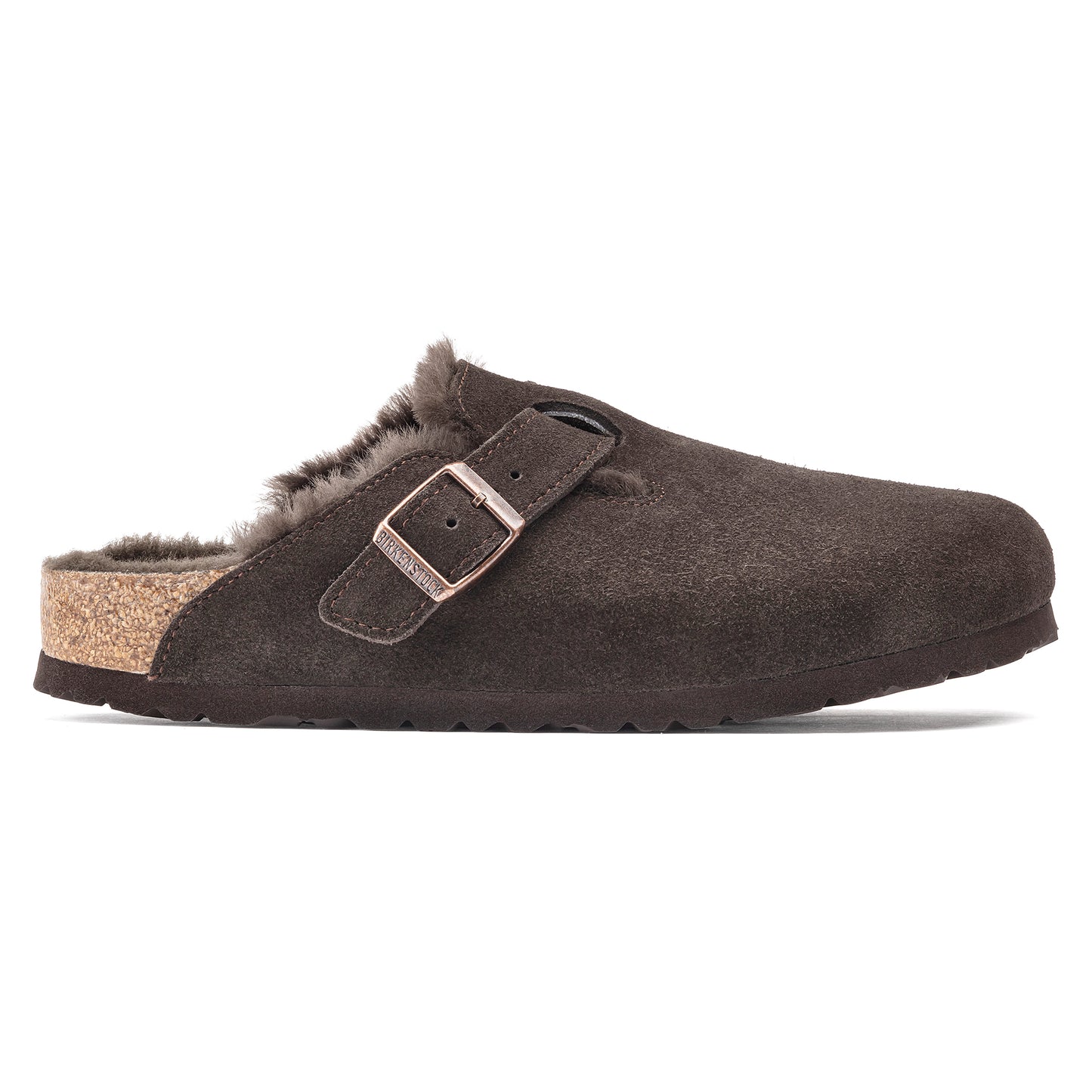 BIRKENSTOCK BOSTON SHEARLING 1020529 MOCCA