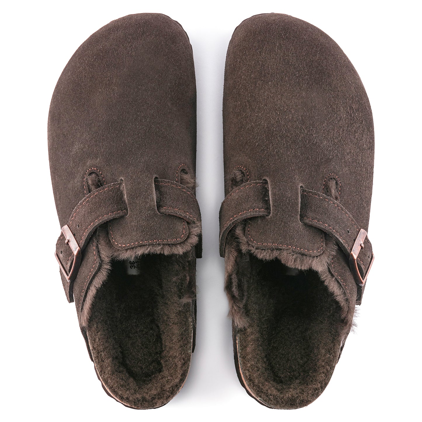 BIRKENSTOCK BOSTON SHEARLING 1020529 MOCCA