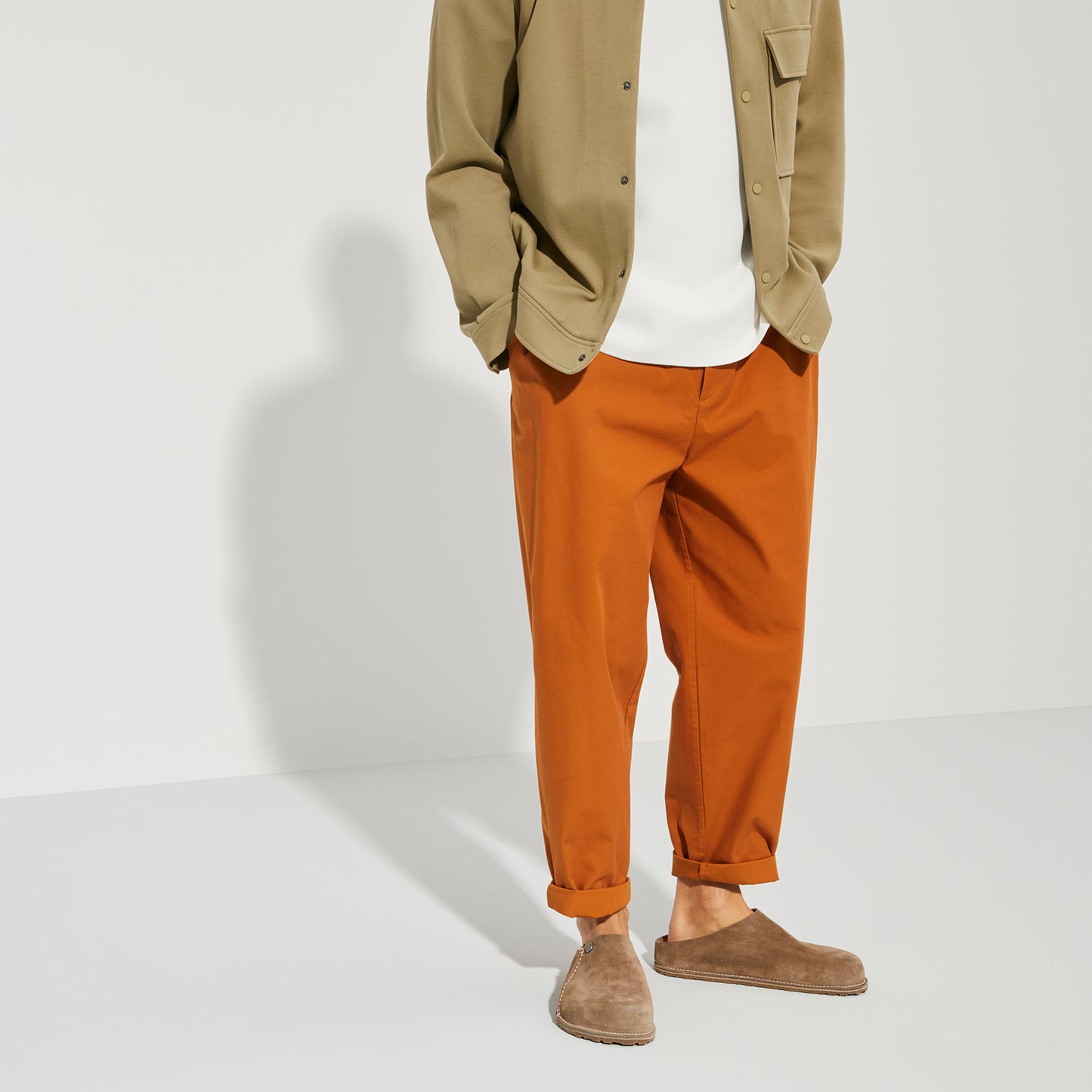 BIRKENSTOCK ZERMATT PREMIUM SUEDE LEATHER 1021366 GRAY TAUPE