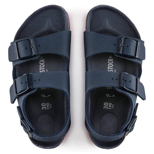 BIRKENSTOCK MILANO KIDS BIRKO FLOR 1022211 BLUE RED