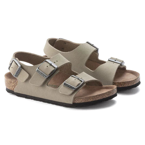 BIRKENSTOCK MILANO KIDS BIRKO FLOR 1023440 KHAKI EARTHY
