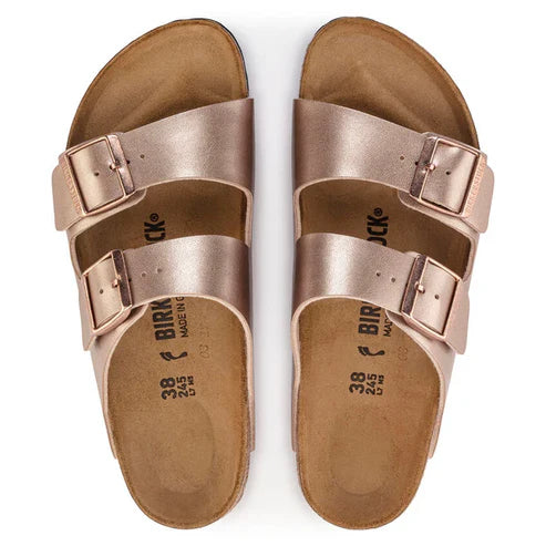 BIRKENSTOCK ARIZONA BASICO BIRKO FLOR 118 pelle+rame 1023960
