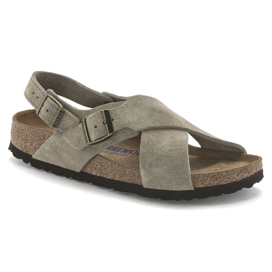 BIRKENSTOCK TULUM SFB SUEDE LEATHER 1024110 TAUPE