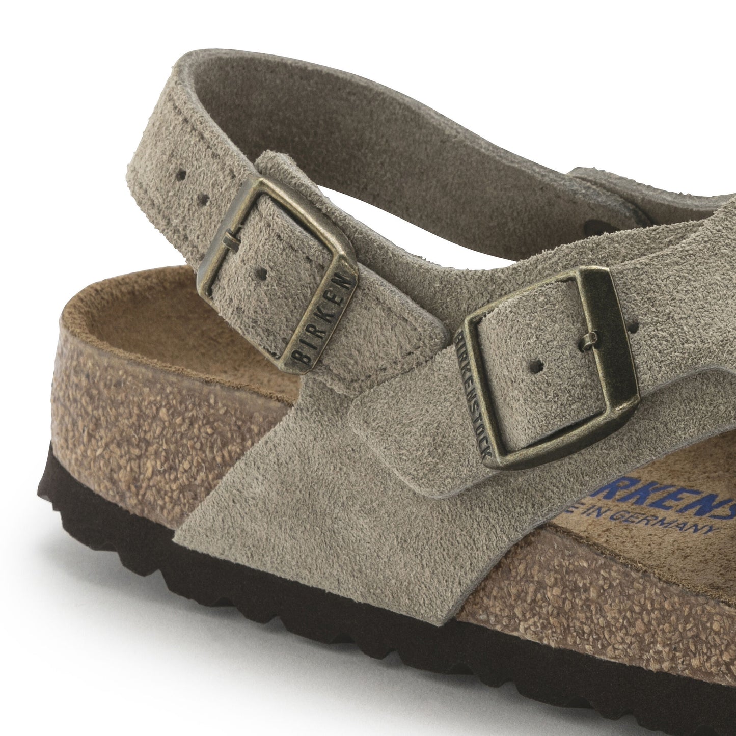 BIRKENSTOCK TULUM SFB SUEDE LEATHER 1024110 TAUPE