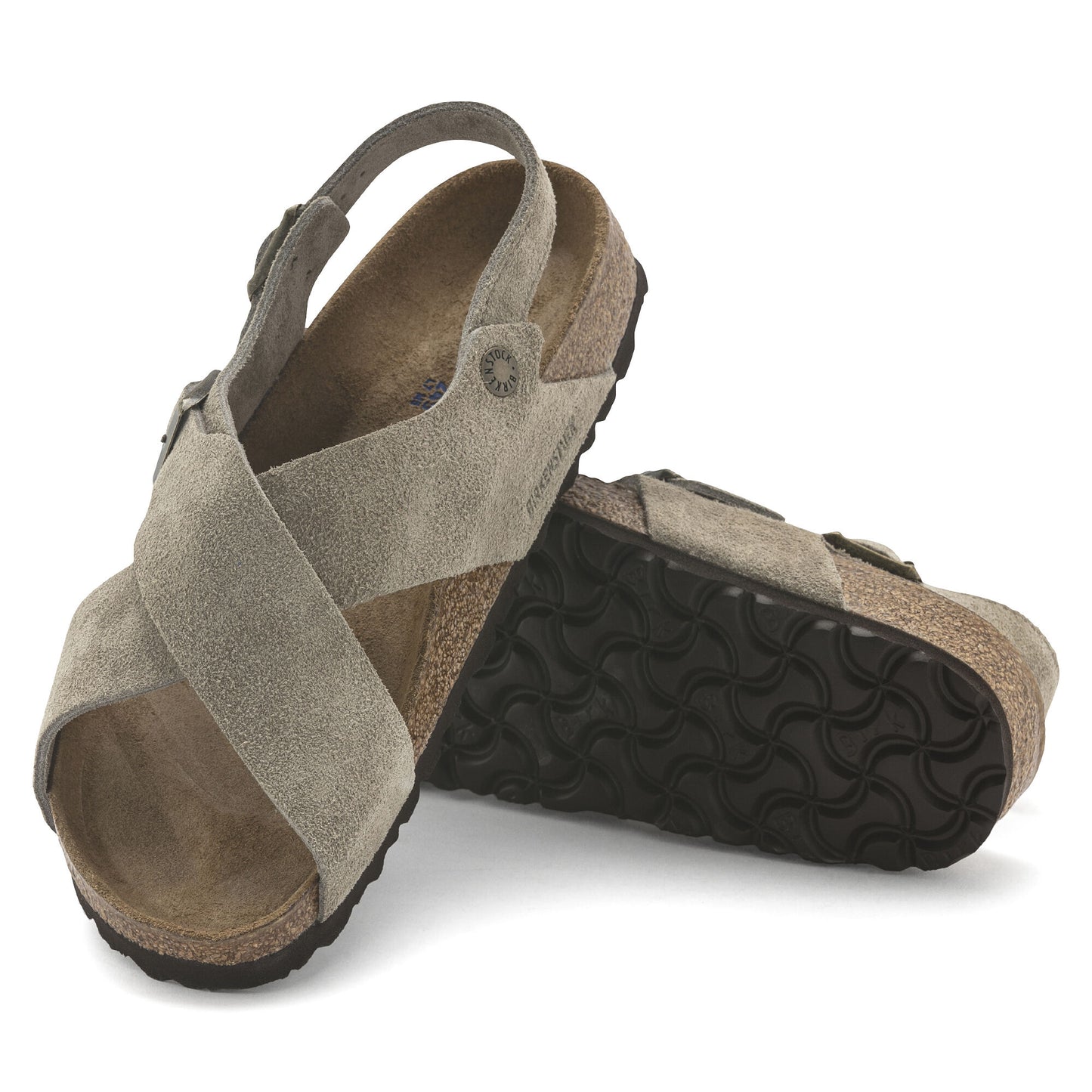 BIRKENSTOCK TULUM SFB SUEDE LEATHER 1024110 TAUPE