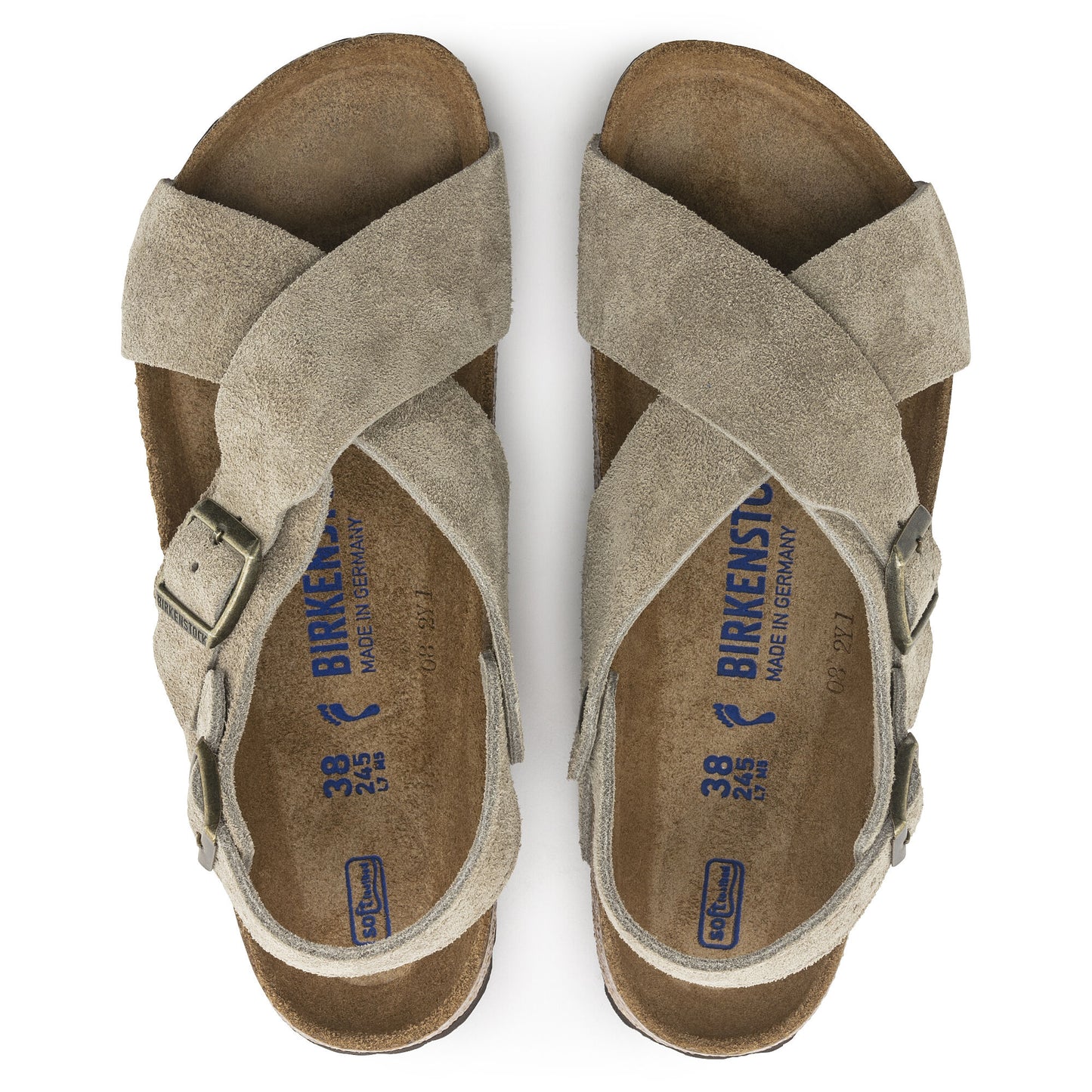 BIRKENSTOCK TULUM SFB SUEDE LEATHER 1024110 TAUPE