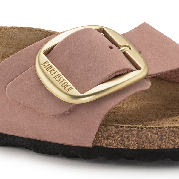 BIRKENSTOCK MADRID BIG BUCKLE NUBUCK LEATHER 228 nabuk+rosa 1027056