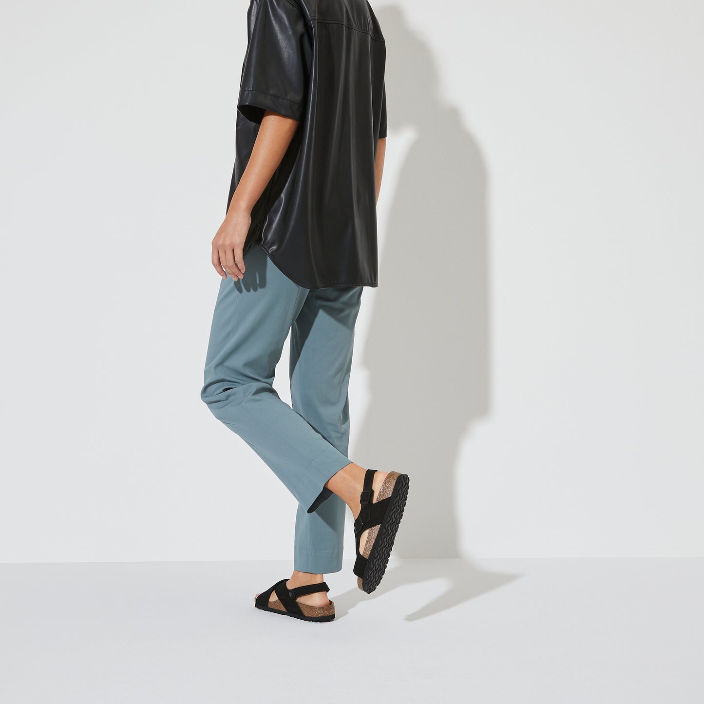 BIRKENSTOCK TULUM SFB SUEDE LEATHER 1024086 BLACK