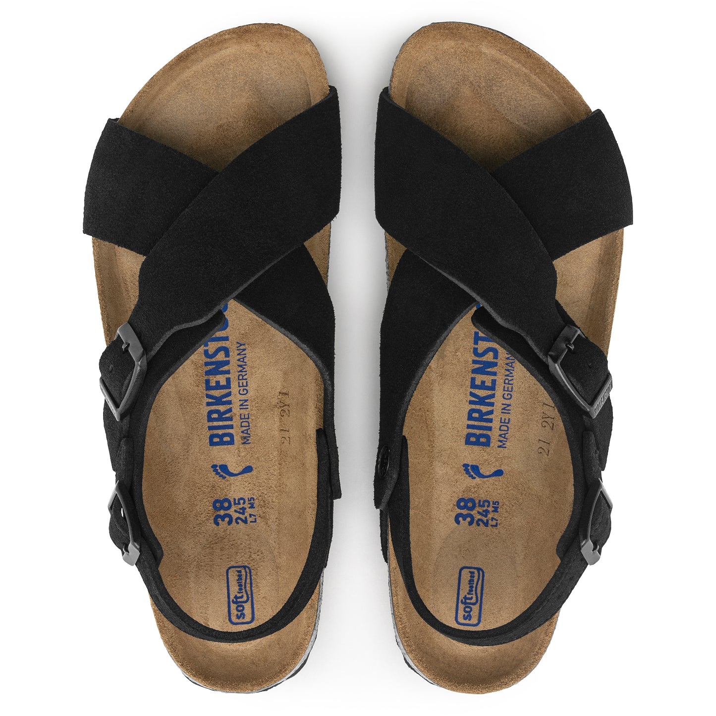 BIRKENSTOCK TULUM SFB SUEDE LEATHER 1024086 BLACK