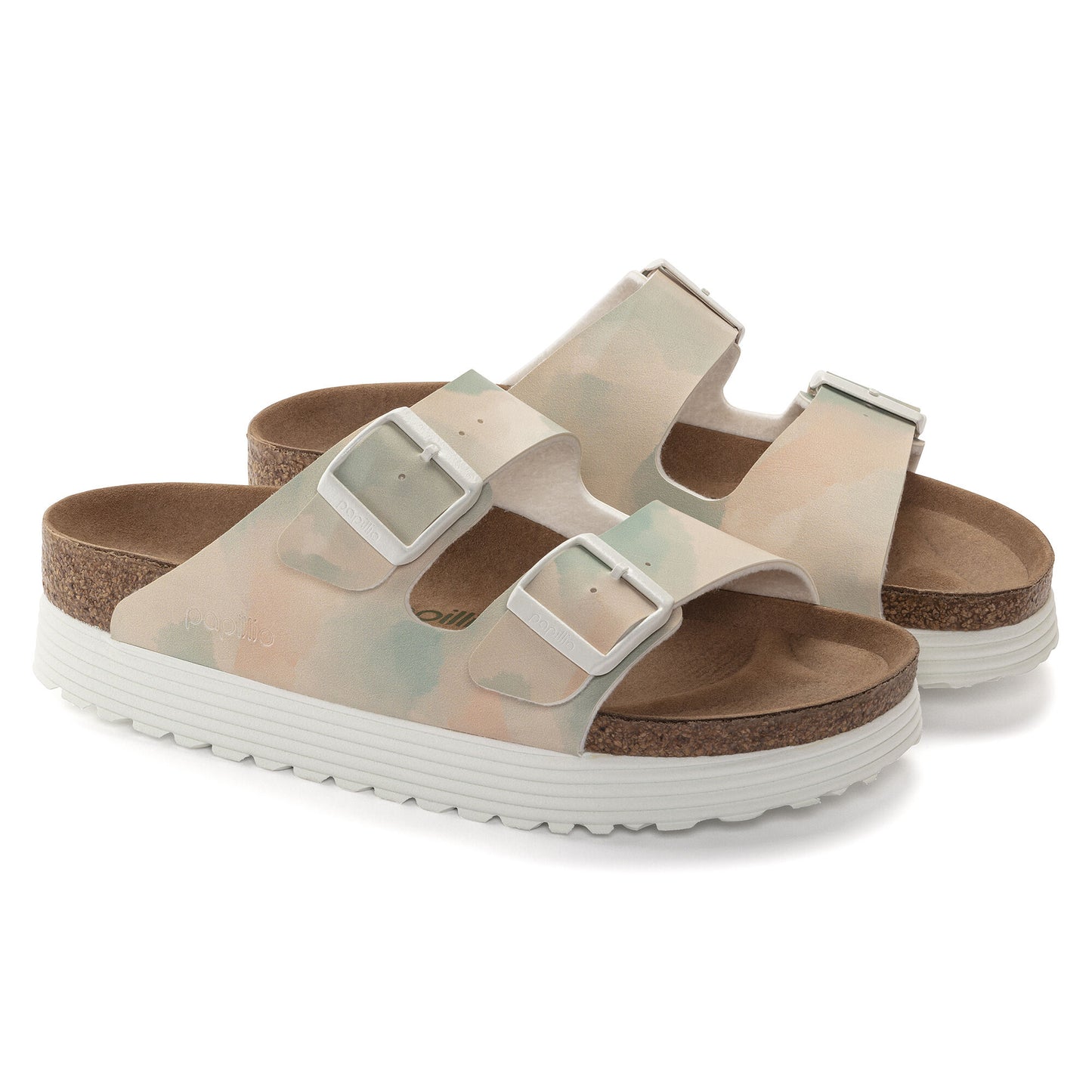 BIRKEN ARIZONA GROOVED VEGAN 1024597 WATERCOLOR P