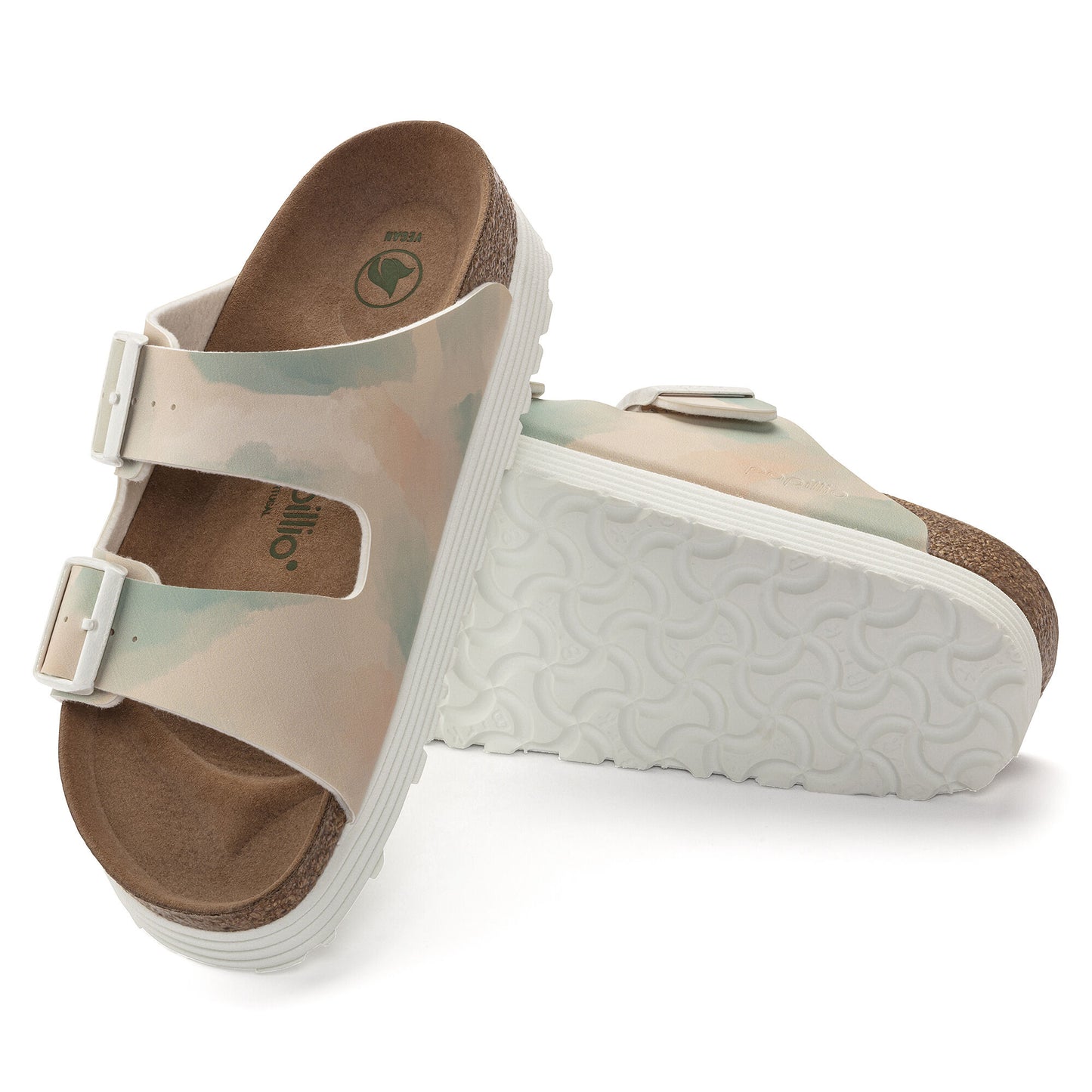 BIRKEN ARIZONA GROOVED VEGAN 1024597 WATERCOLOR P