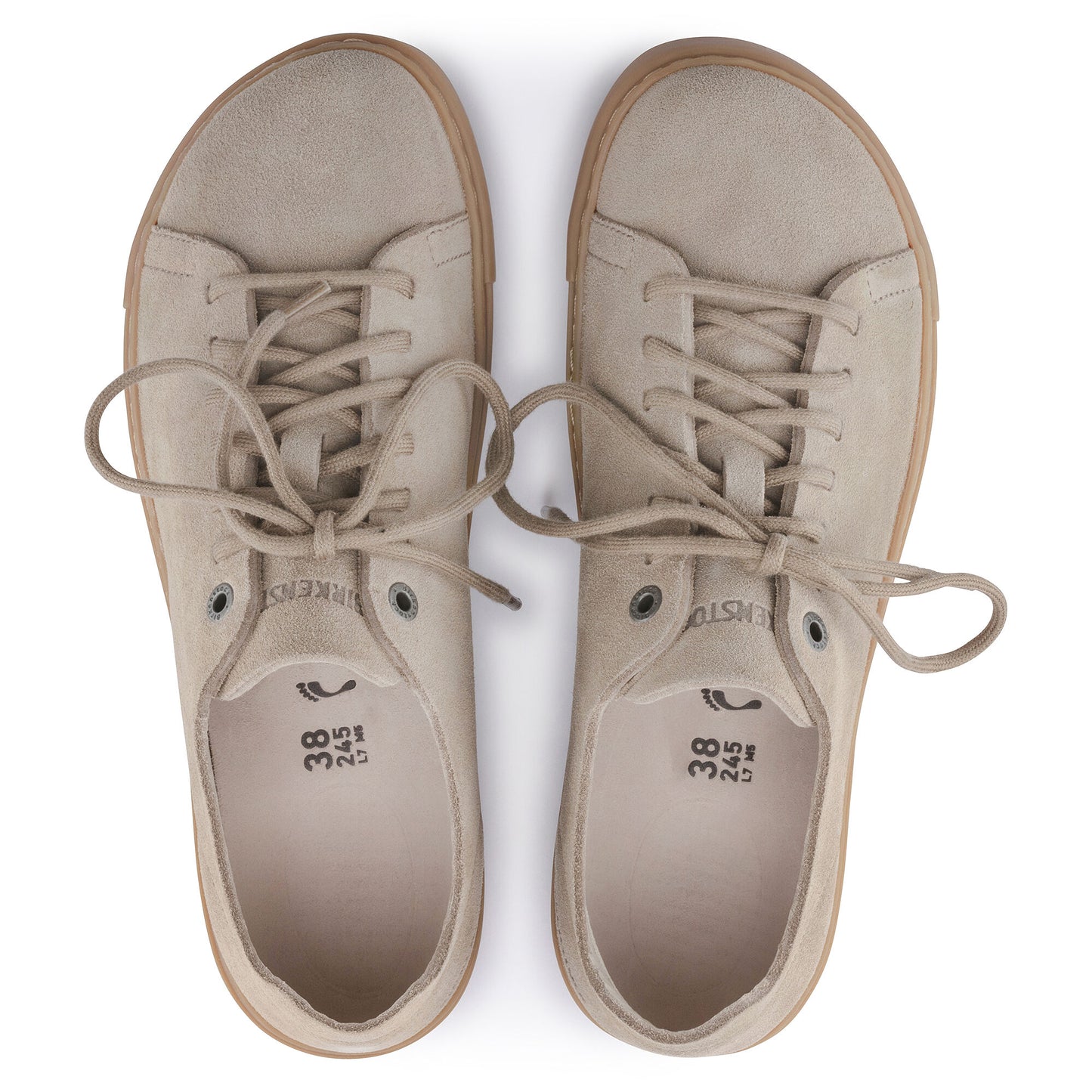 BIRKENSTOCK BEND LOW NUBUCK LEATHER 1024657 GRAY TAUPE