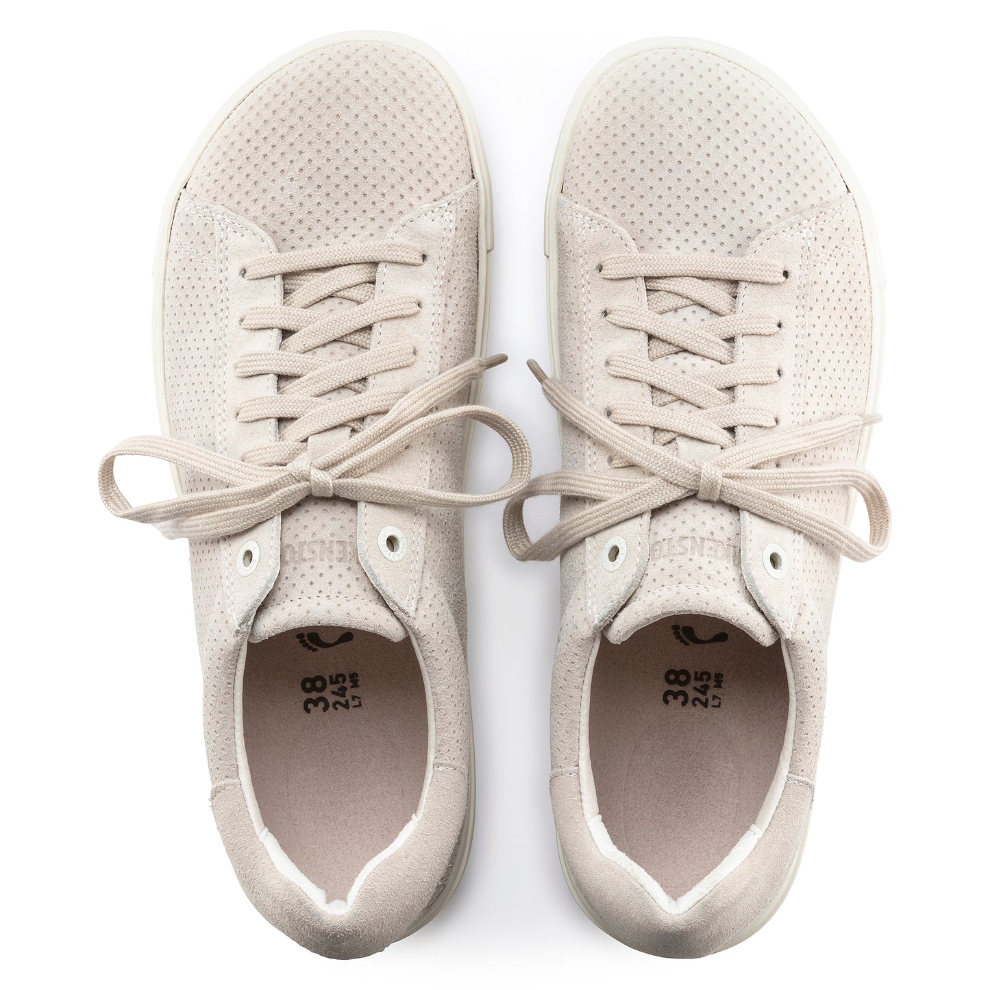 BIRKENSTOCK BEND LOW SUEDE LEATHER EMBOSSED 1024975 ANTIQUE WHIT