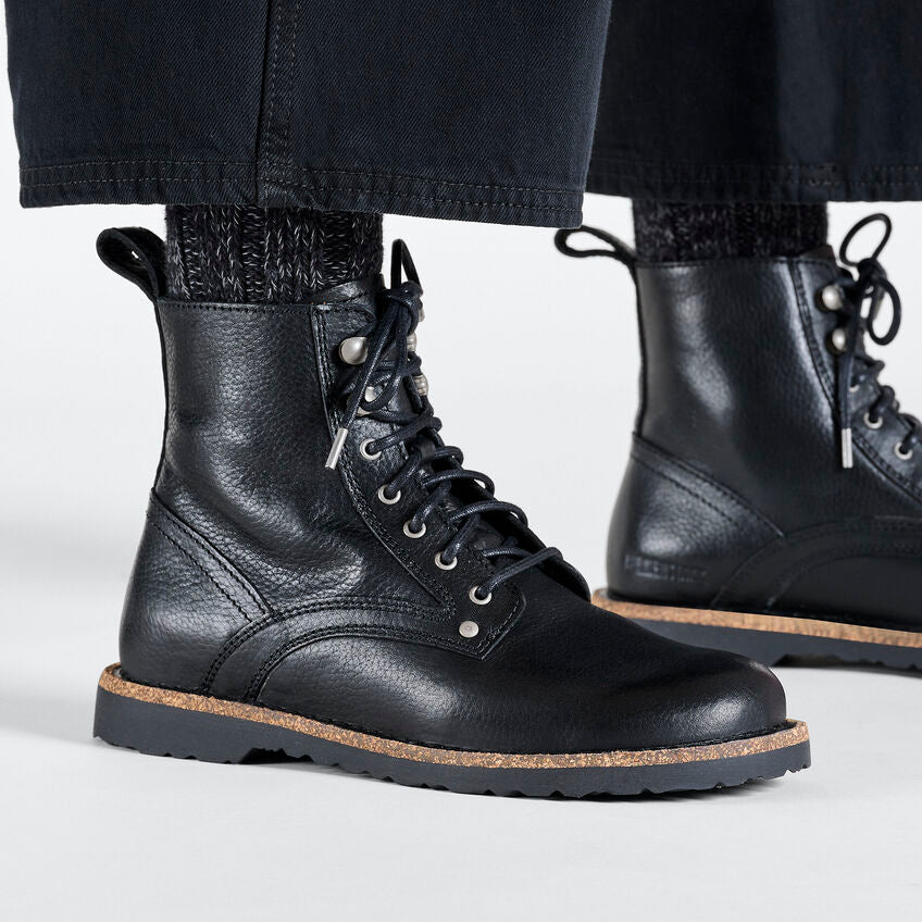 BIRKENSTOCK BRYSON WOMAN NATURAL LEATHER 1025229 BLACK