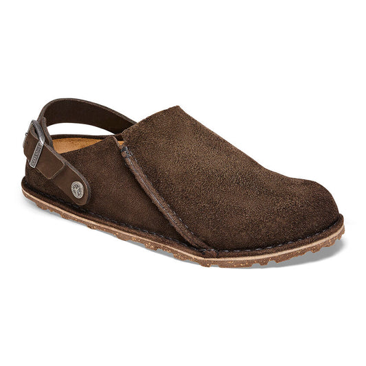 BIRKENSTOCK LUTRY PREMIUM SUEDE LEATHER 102538 ESPRESSO