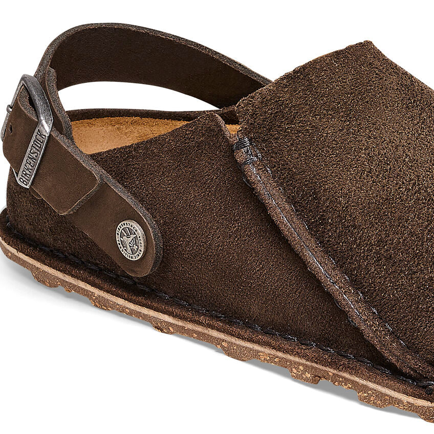 BIRKENSTOCK LUTRY PREMIUM SUEDE LEATHER 102538 ESPRESSO