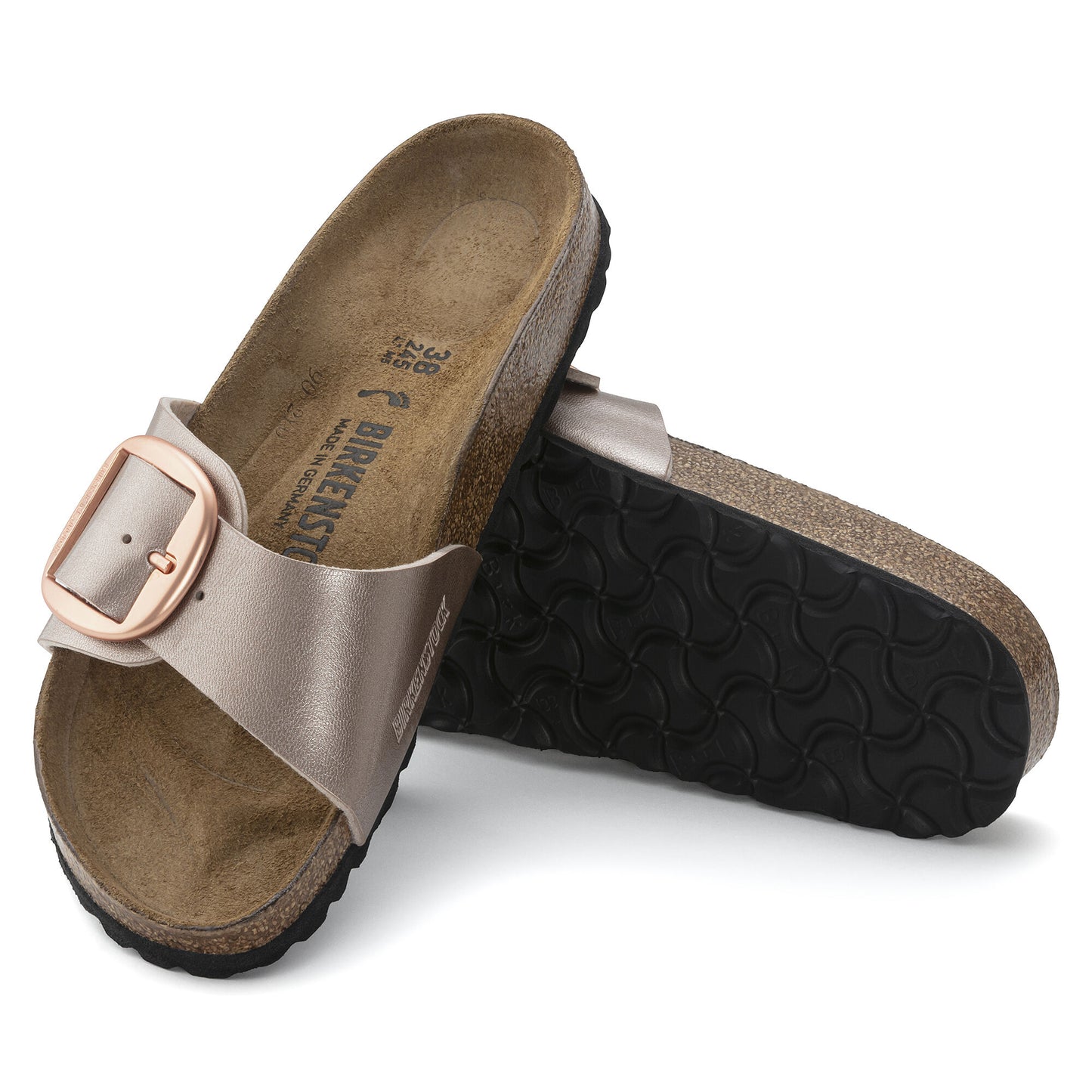 BIRKENSTOCK MADRID BIG BUCKLE METALLIC 1025821 COPPER METAL