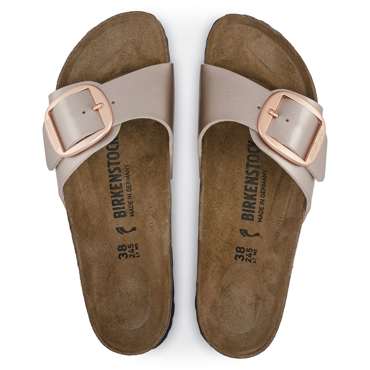 BIRKENSTOCK MADRID BIG BUCKLE METALLIC 1025821 COPPER METAL