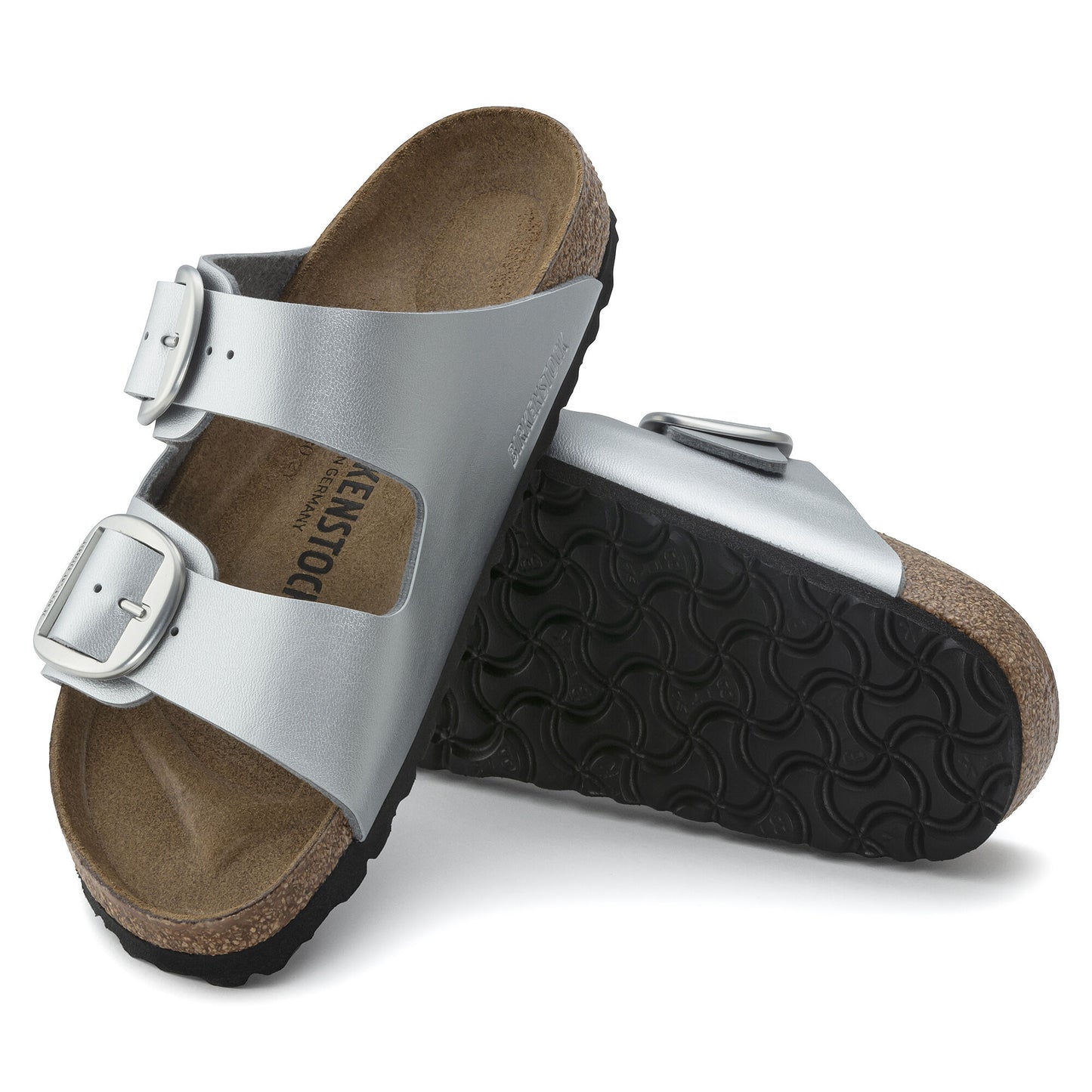 BIRKENSTOCK ARIZONA BIG BUCKLE METALLIC 1025831 SILVER