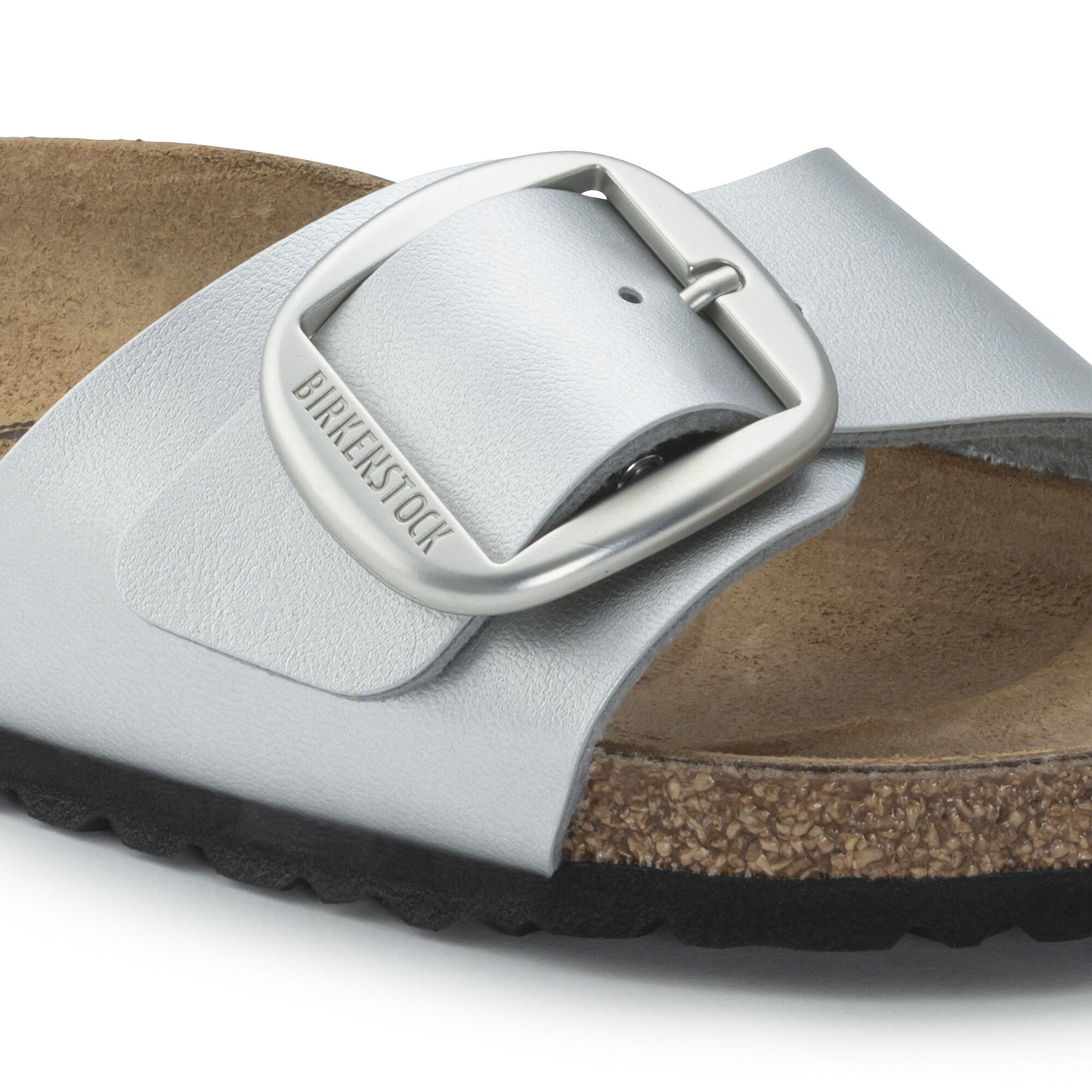 BIRKENSTOCK MADRID BIG BUCKLE METALLIC 1025840 SILVER METAL