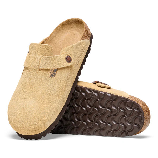 BIRKENSTOCK BOSTON SUEDE 333 scam+beige 1026164