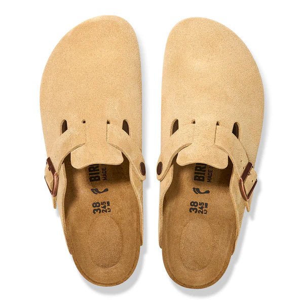 BIRKENSTOCK BOSTON SUEDE 333 scam+beige 1026164